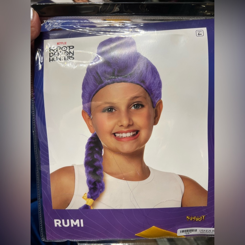 K-pop- Demon Hunters Rumi Purple Wig